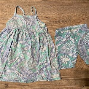 Toddler Girls Dress and Cartwheel Shorts